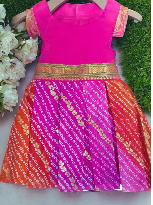 Petaloons Festive Lehenga for Dogs and cats Pink