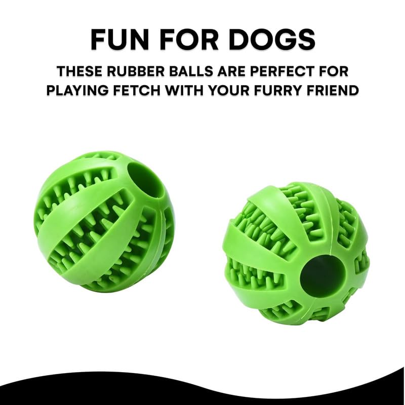 Durable dog chew ball with textured surface for extra fun.